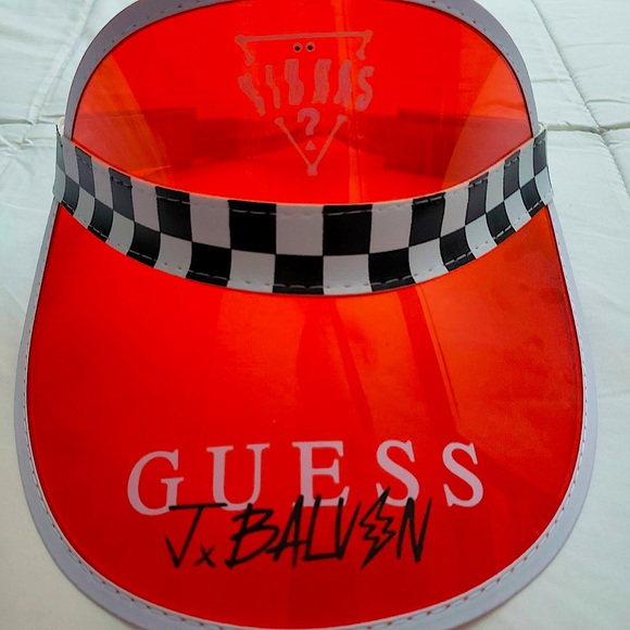 Limited item Red x Guess J.Balvin Vibras visor - Picture 2 of 4